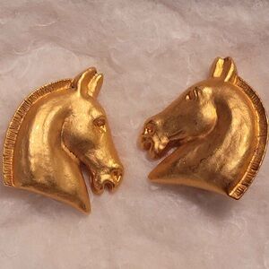 Hermès Earrings like new circa late 1980s to early 1990s